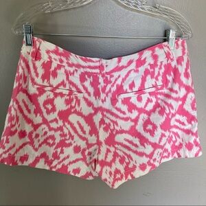 Loft Pink and White Shorts